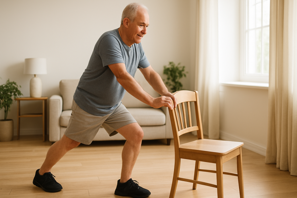 Étirements seniors pour améliorer la mobilité et rester souple après 60 ans