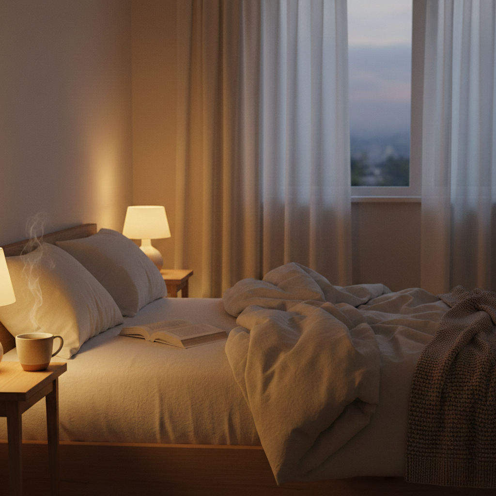 Routine du soir apaisante sans écran pour mieux dormir après 50 ans